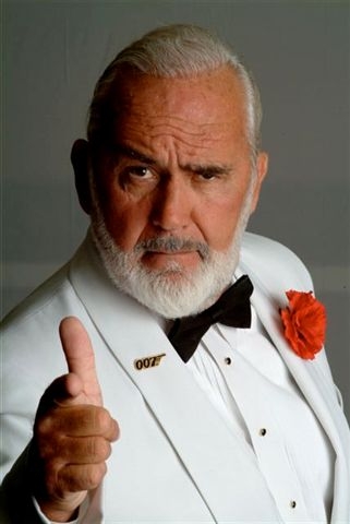 Sean Connery lookalike impersonator